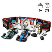 LEGO City F1 Гараж и автомобили Mercedes-AMG и Alpine