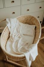 La Bebe™ Eco Natural Linen Swaddle Art.292588 Grey Augstākās kvalitātes  ietināšanas autiņš no dabīga līna ,  (150x100 cm)