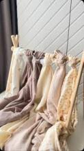 La Bebe™ Eco Natural Linen Swaddle Art.292588 Grey Augstākās kvalitātes  ietināšanas autiņš no dabīga līna ,  (150x100 cm)