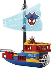 LEGO komanda Spidey pirātu kuģis