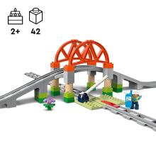 LEGO DUPLO Железнодорожный мост и набор путей
