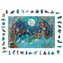 Деревянная головоломка Ravensburger 500 деталей Фантастический лес
