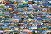 Ravensburger puzle 3000 gabali 99 skaistas vietas Eiropā