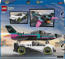 LEGO City lidmašīna pret automašīnu