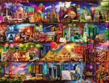 Ravensburger puzle 2000 gabali Pasaku pasaule