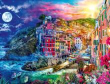 Ravensburger puzle 2000 gabali krāsainā Cinque Terre