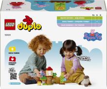 LEGO DUPLO Peppa Pig Dārzs un Koka Māja