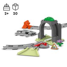 LEGO DUPLO Vilciena Tunelis un Sliežu Paplašināšanas Komplekts