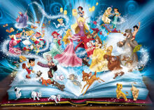 Ravensburger puzle 1500 gabali Disney pasaku grāmata