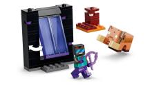 LEGO Minecraft Путешествие через портал в Нижний мир и Край