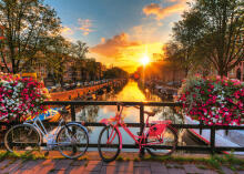 Ravensburger puzle 1000 gabali Velosipēdi Amsterdamā