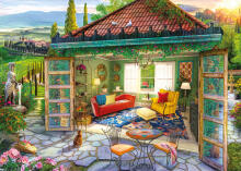 Ravensburger puzle 1000 gabali Toscana oāze