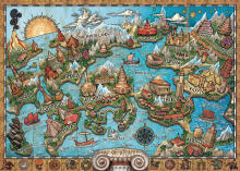 Ravensburger puzle 1000 gabali Atlantis