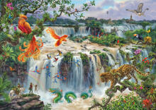 Ravensburger puzle 1000 gabali: Fantastiska ūdenskrituma Iguaz
