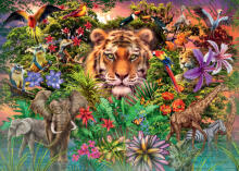 Ravensburger puzle 1000 gabali: Džungļu tīģeris