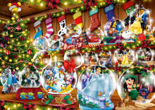 Ravensburger puzle 1000 gabali Disney sniega globusi 
