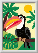 Ravensburger Paint by Numbers Toucan in the jungle