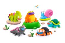 HEY CLAY Моделирующая глина 15 шт: Экзотические животные