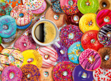 Ravensburger puzle 500 gab. Donuts traucē!