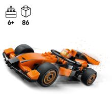 LEGO City F1 braucējs ar McLaren sacīkšu automašīnu