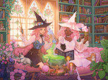 Ravensburger Puzzle 200 pc Enchanted Library