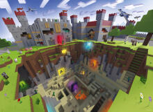 Ravensburger puzle 300 gab. Minecraft Zeme Kreka