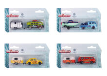 Majorette Premium Cars VW Original + Trailer 4 Different