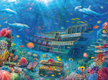 Ravensburger puzle 200 gab. Discovery Ship
