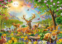 Ravensburger puzle 200 gab. briedis