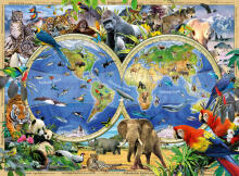 Ravensburger Puzzle 100 pc Animals of the World