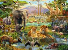 Ravensburger puzle 200 gab. Savannas dzīvnieki