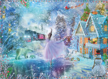 Ravensburger puzle 300 gabali: Ziemas brīnumzeme