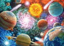 Ravensburger puzle 100 gab. Kosmoss