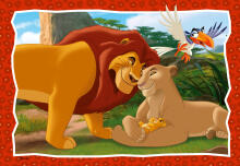 Ravensburger Puzzle 2x24 Pieces: Family of the Lion King