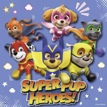 Ravensburger puzle 3x49 gabali Paw Patrol SuperPup varoņi
