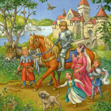 Пазл Ravensburger 3x49 шт. Турнир рыцарей