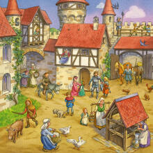 Пазл Ravensburger 3x49 шт. Турнир рыцарей