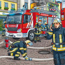 Ravensburger puzle 3x49 gabali Glābšanas dienests