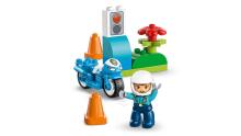  LEGO DUPLO Blue Police Motorcycle