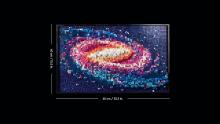 LEGO Art The Milky Way Galaxy Set, Space Model Kit for Adults to Build Art.31212 Piena Ceļa galaktikas komplekts, kosmosa modeļa komplekts pieaugušajiem.3091 gab
