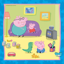 Ravensburger puzle 3x49 gabali Peppa Pig