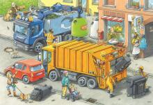 Ravensburger puzle 2x24 gab. Atkritumu šķirošana