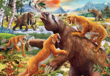 Ravensburger puzle 2x24 gabali dinozauri