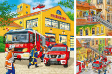 Пазл Ravensburger 3x49 шт. Пожарная команда