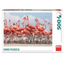 Dino puzle 500 gabali Flamingo
