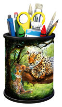 Ravensburger 3D puzle zīmuļu turētājs leopardam