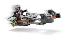 LEGO Star Wars The Mandalorian un Grogu ātrumvelosipēds
