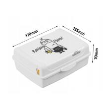 Food storage container deco-click-box midi 1L Carla &amp;quot;Minions Banana&amp;quot; 17x13x7cm white