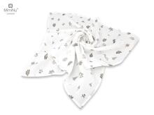 KIECZMERSKI Подгузники 75x75 см МУСЛИН 100% хлопок кремовый / листья 2-pack
