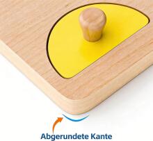 SYHLN Montessori Toy Wooden Art.294586 Montessori koka puzle-dēlis